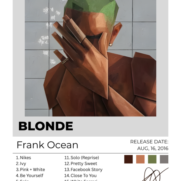 Blonde — Frank Ocean Poster (Geometric)