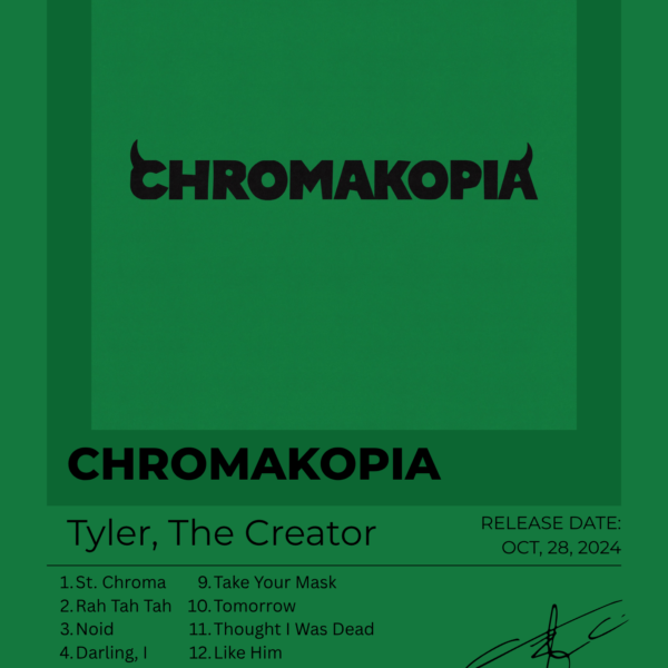Chromakopia — Tyler, The Creator Poster (Green Dark)