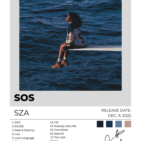 SOS — SZA Poster (Light)